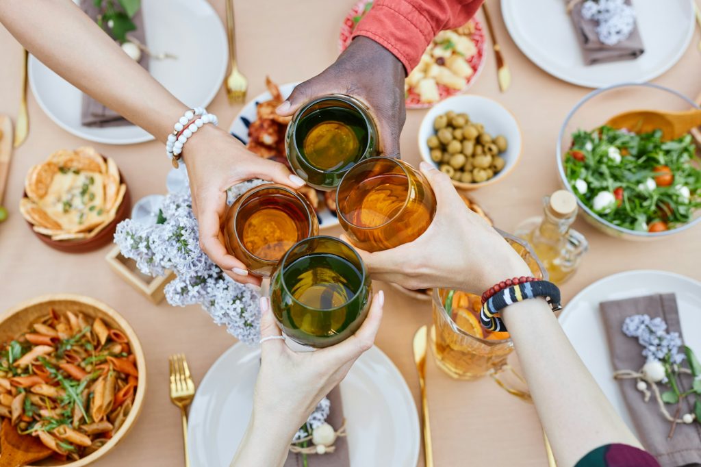 Celebrating Friendship and Diversity Around Dining Table